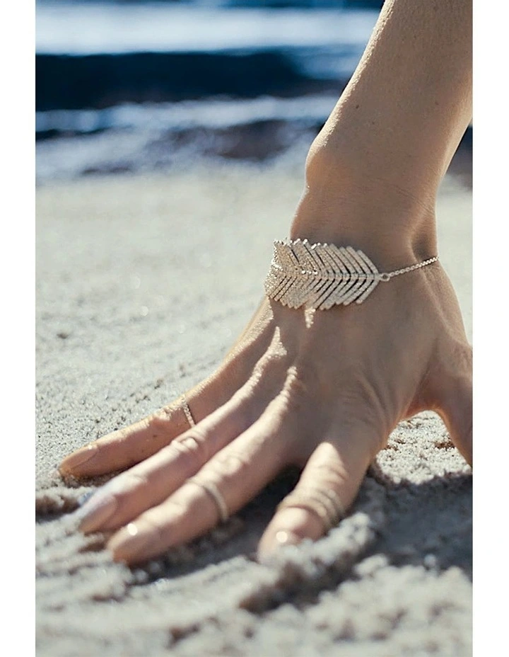 Freedom Bracelet With Diamonds in Silver image 2