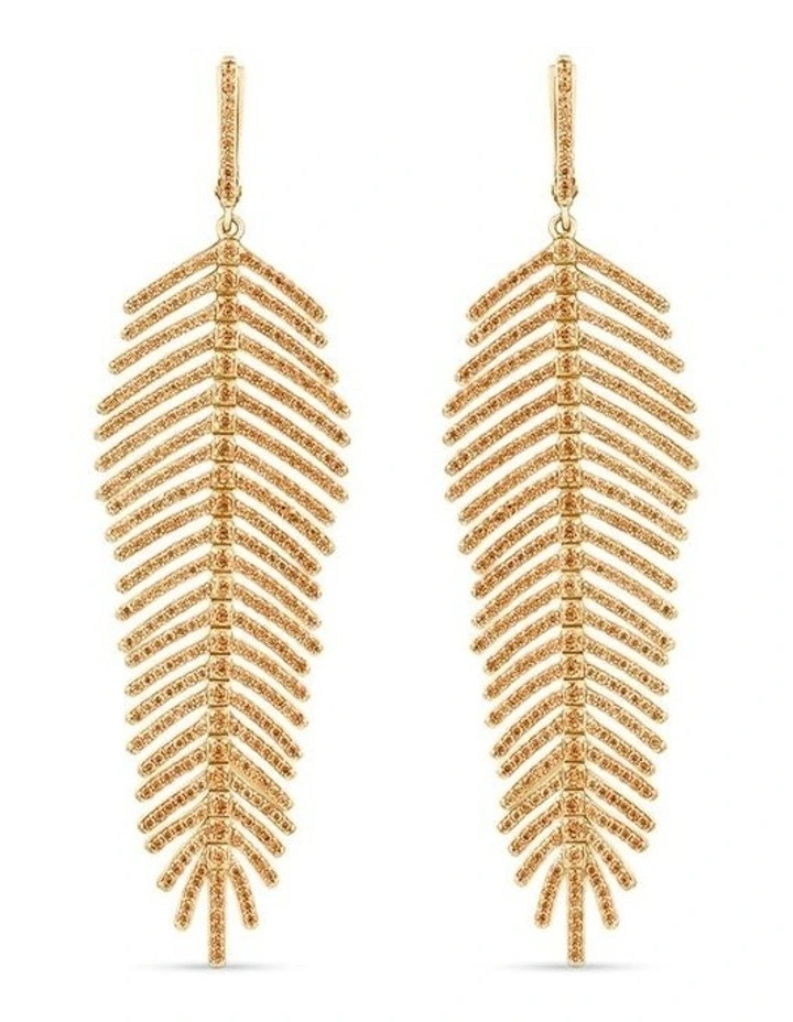 Freedom Earrings With Diamonds in Gold image 1