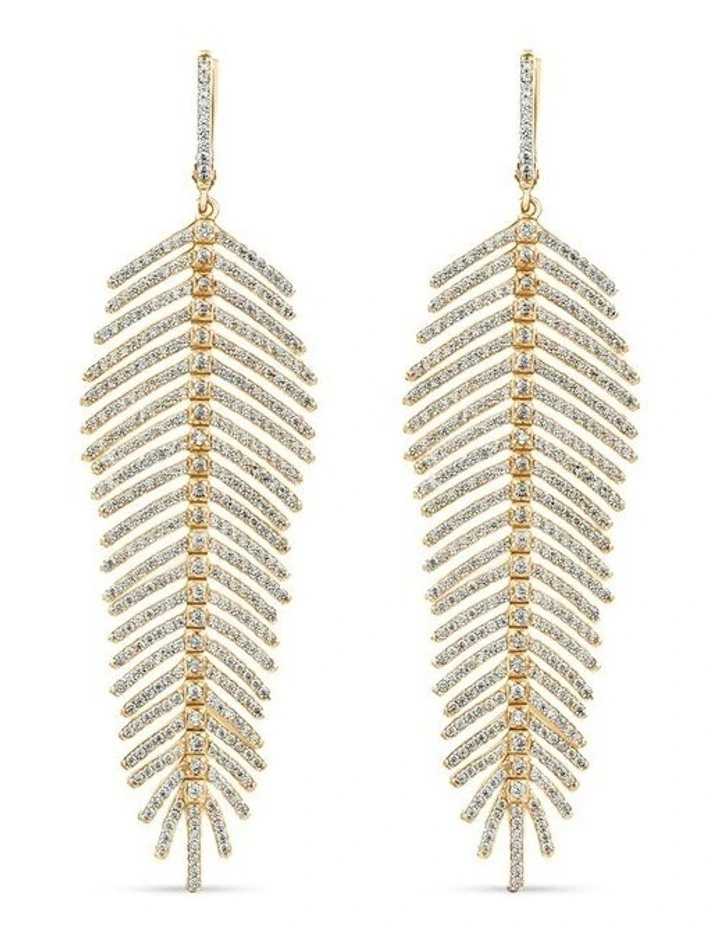 Freedom Earrings in Gold image 1