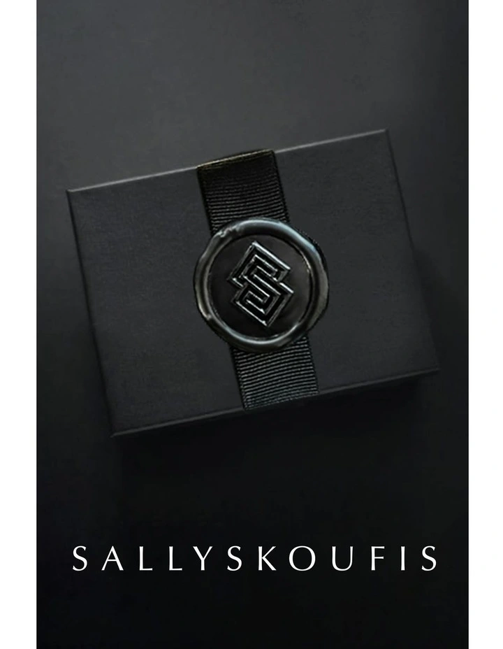 Convergence Ring With Sapphires in Black image 3