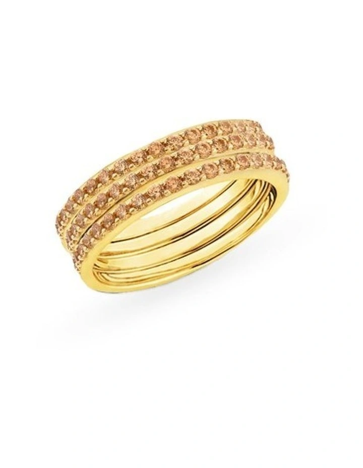 Movement Ring With Diamonds in Gold image 1
