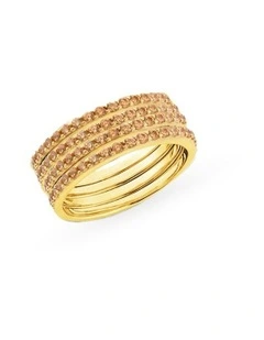 Movement Ring 4 With Diamonds in Gold