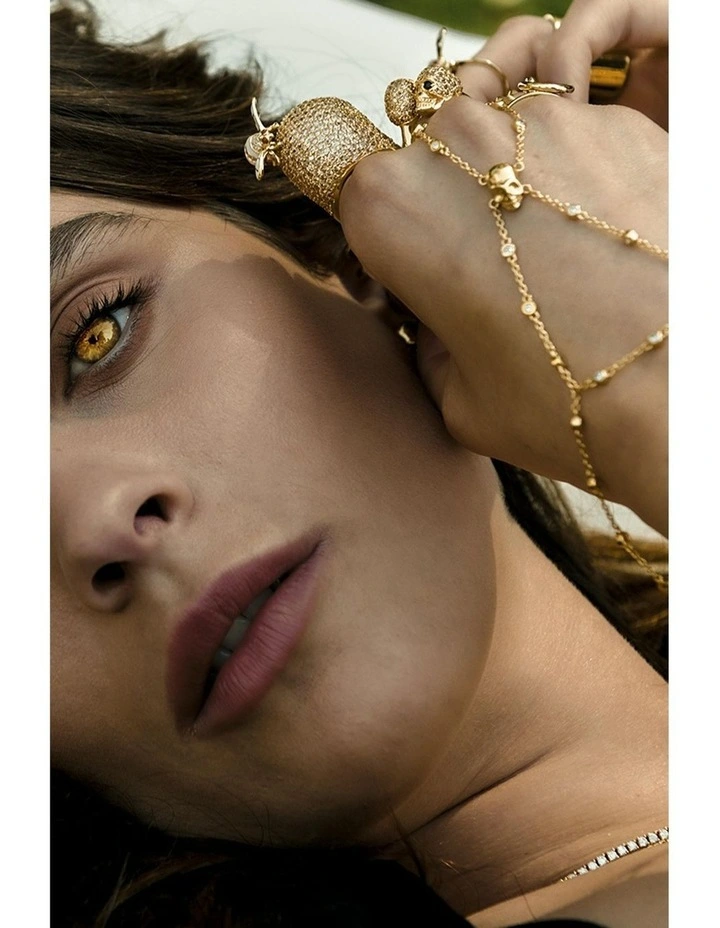 Flirtation Earrings in Gold image 2