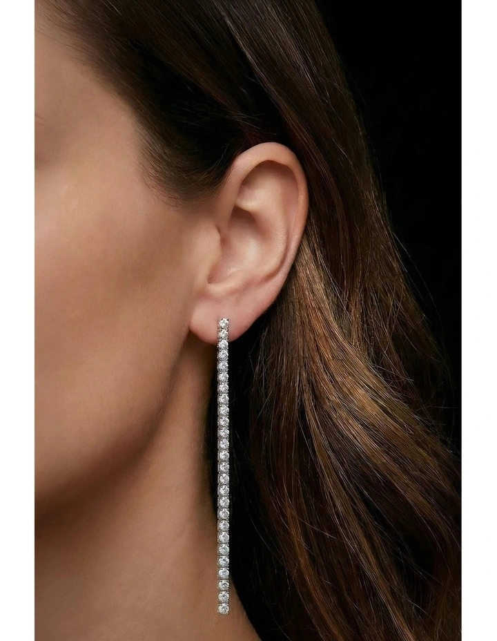 Flirtation Earrings in Silver image 4