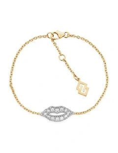Kiss Bracelet in Gold