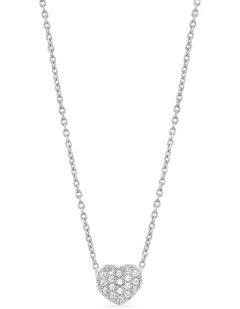 Heart Necklace in Silver