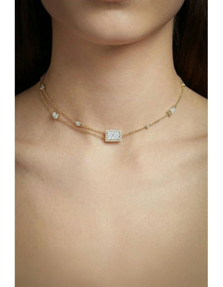 Polarity Collar Necklace in Gold image 5