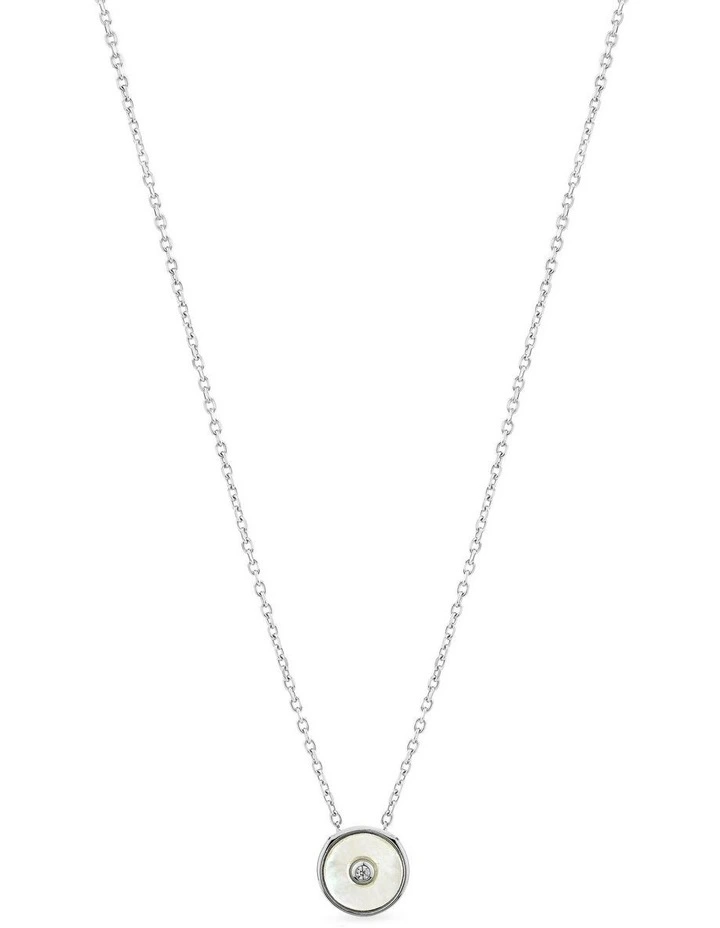 Minx Shell Necklace in Silver image 1