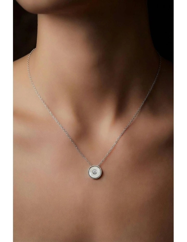 Minx Shell Necklace in Silver image 2
