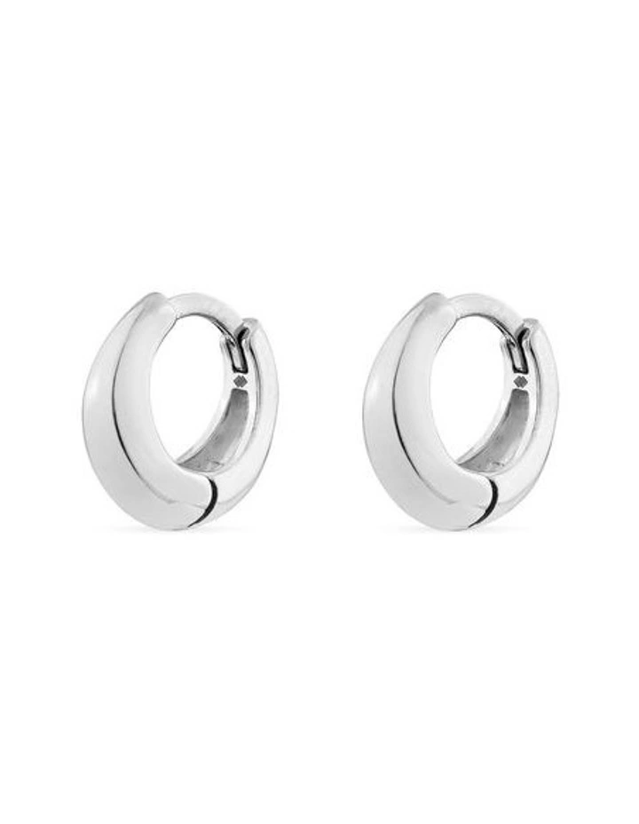 XSculpt Huggie Petite Earrings in Silver image 1