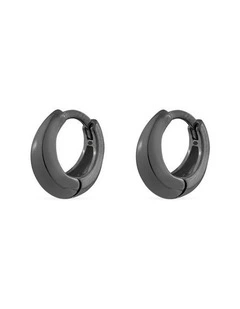 XSculpt Huggie Petite Earrings in Black