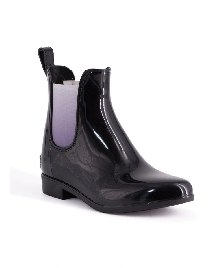 Women Rain UGG Boots With Free Sheepskin Insole Black/Grey image 1