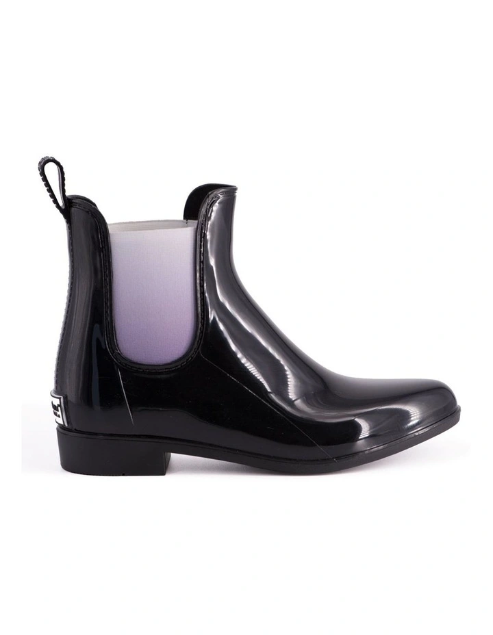 Women Rain UGG Boots With Free Sheepskin Insole Black/Grey image 2