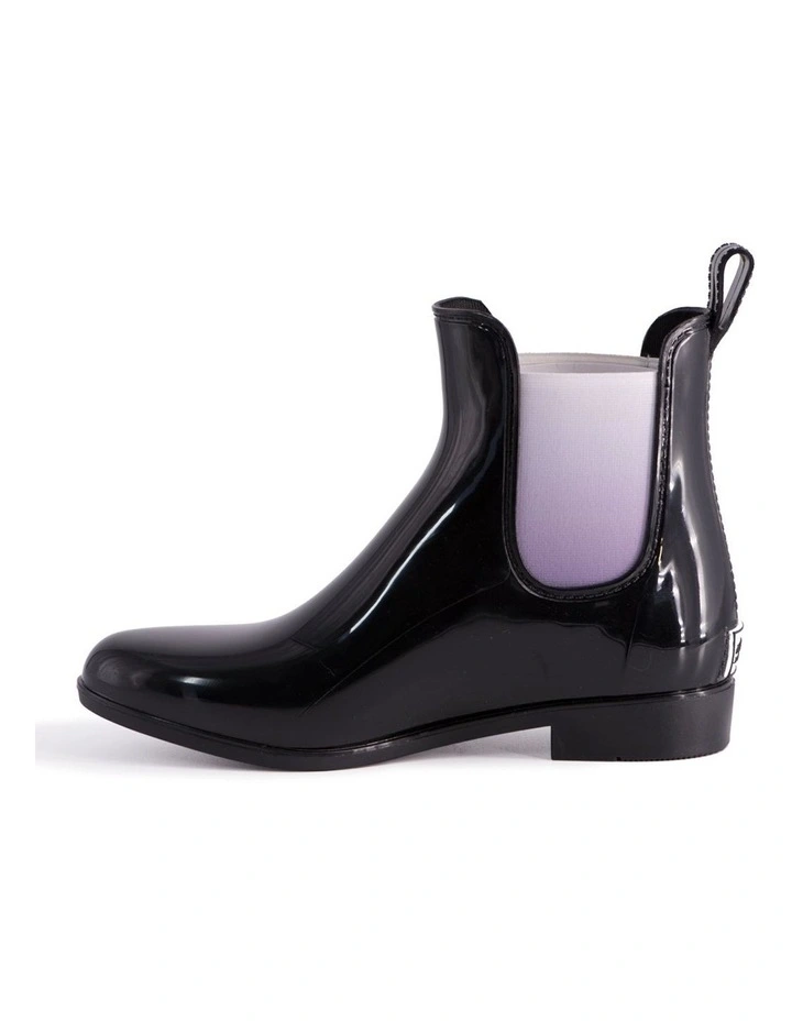 Women Rain UGG Boots With Free Sheepskin Insole Black/Grey image 4