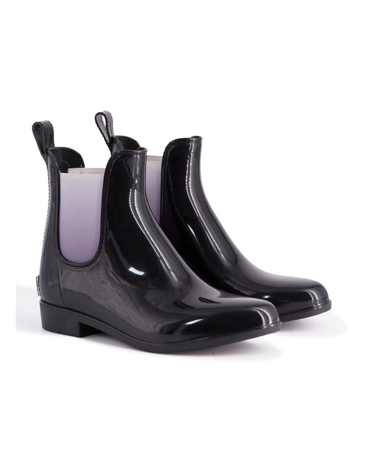 Women Rain UGG Boots With Free Sheepskin Insole Black/Grey image 6