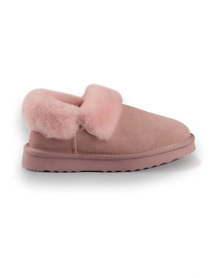 Ankle Wool Slipper in Pink image 3