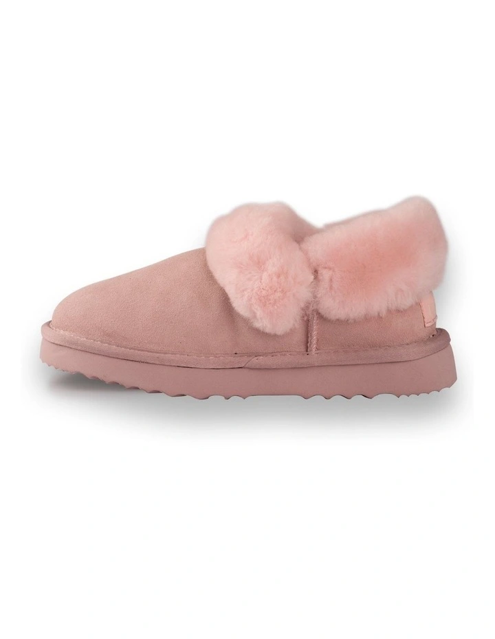 Ankle Wool Slipper in Pink image 4