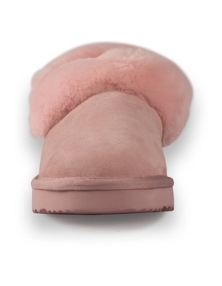 Ankle Wool Slipper in Pink image 5