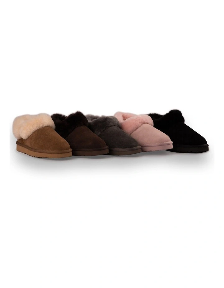 Ankle Wool Slipper in Pink image 7