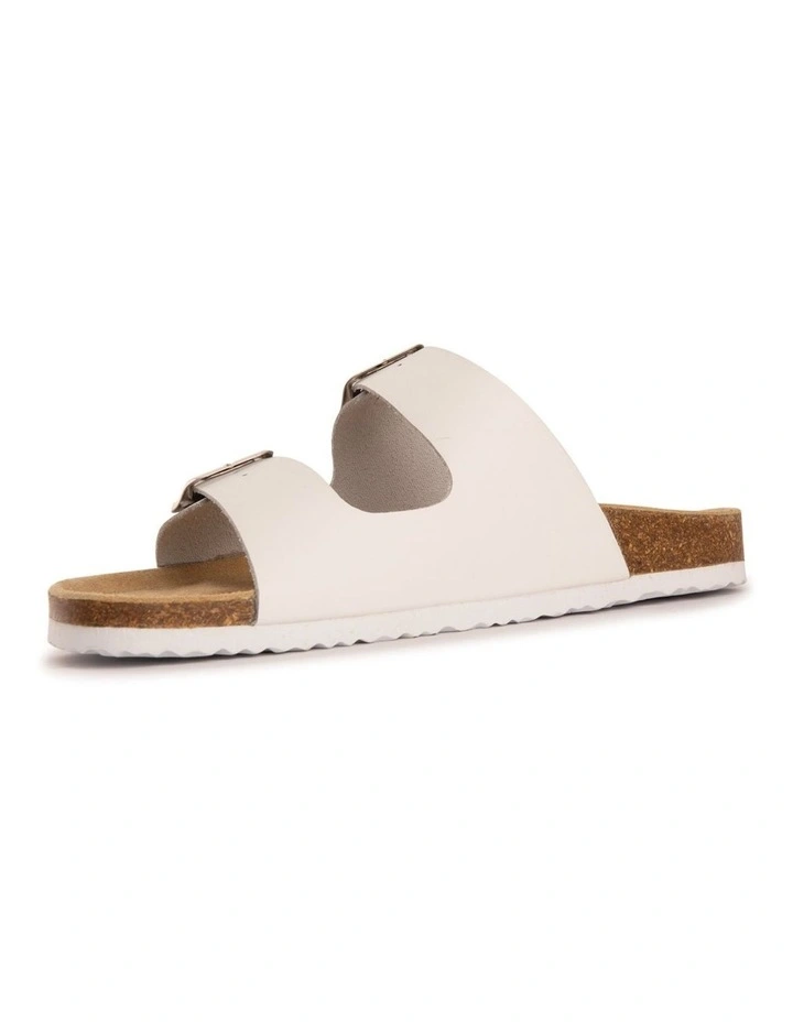Women Melbourne White Sandals image 1