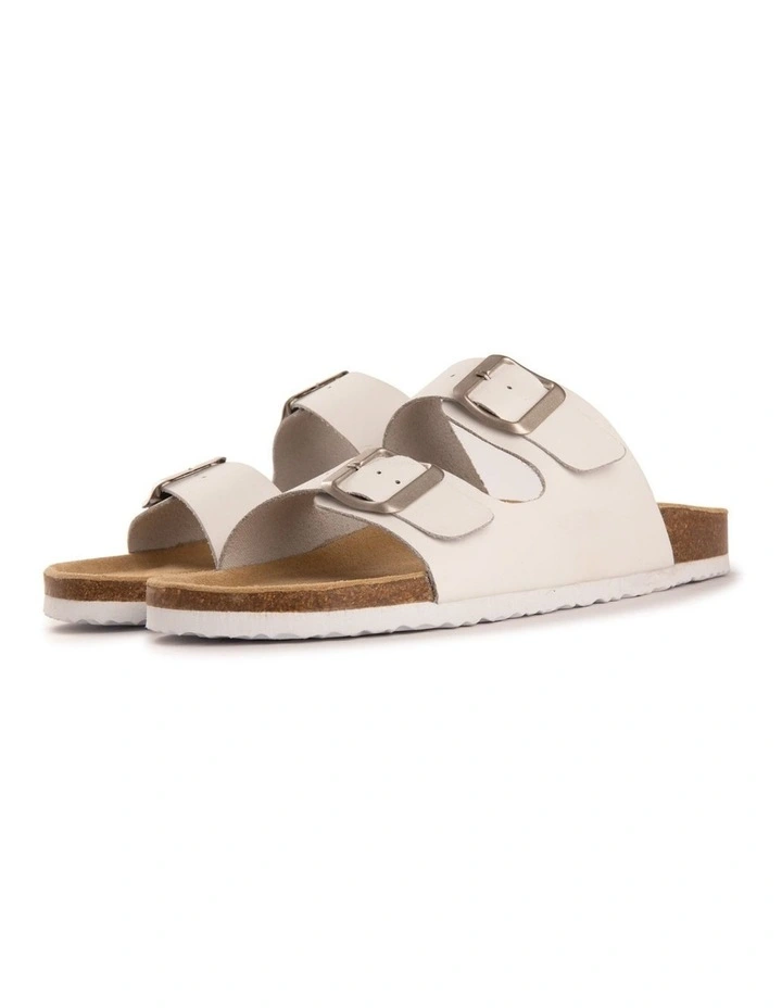 Women Melbourne White Sandals image 3