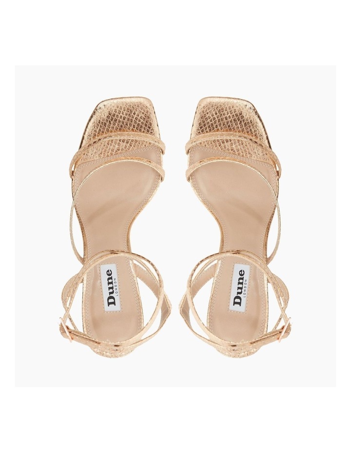 dune rose gold trainers