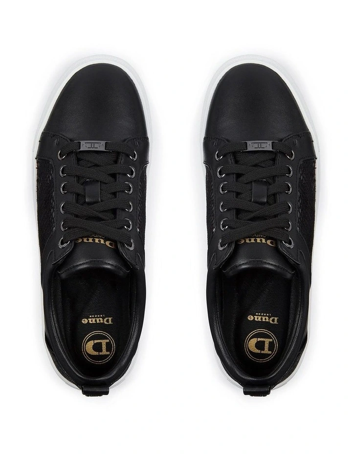 dune black trainers