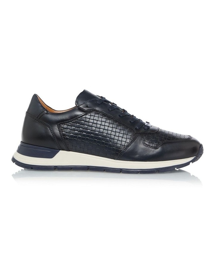 mens leather upper trainers