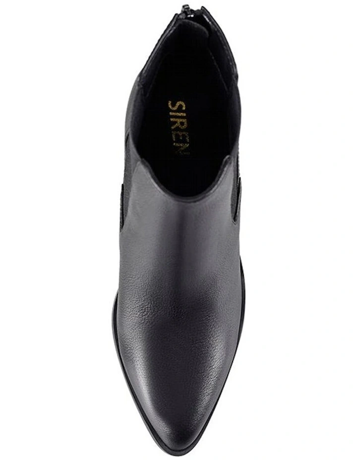 Riri Chelsea Ankle Leather Boots in Black image 4