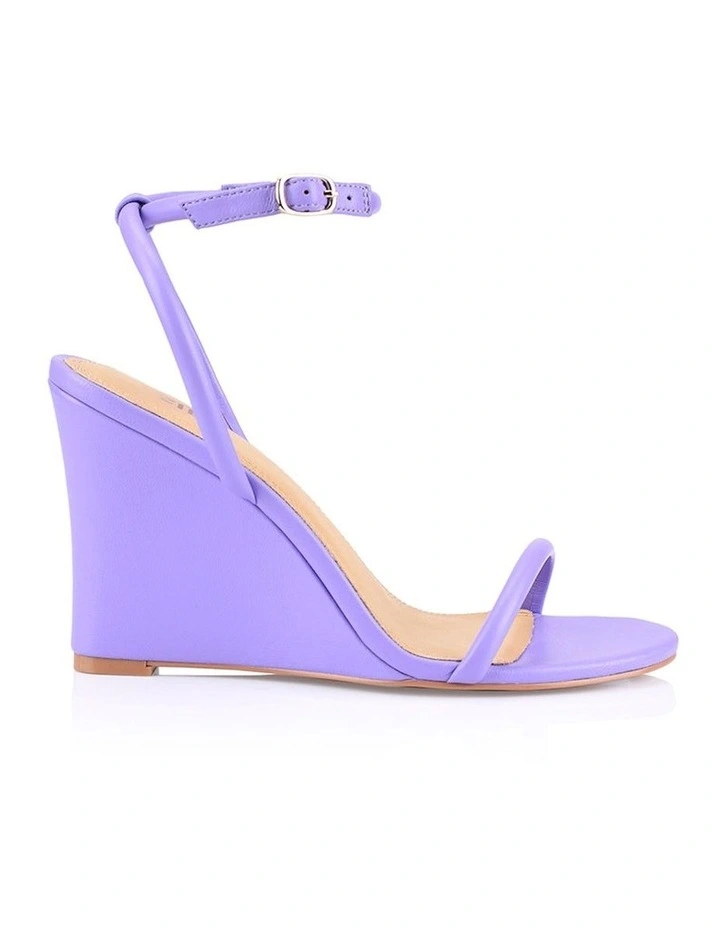 Bebe Wedge Sandals in Lilac image 1