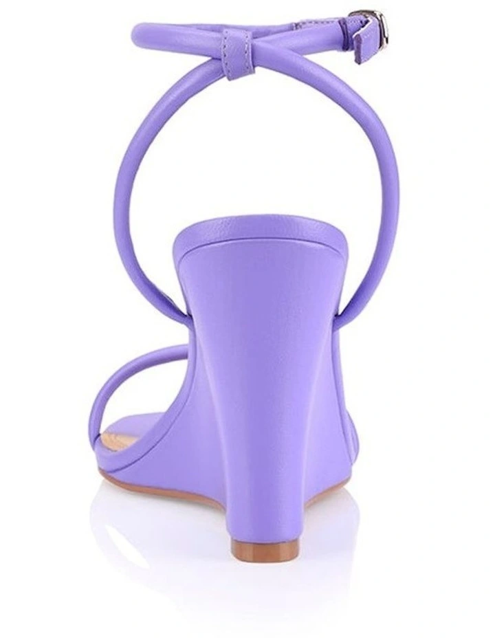 Bebe Wedge Sandals in Lilac image 3