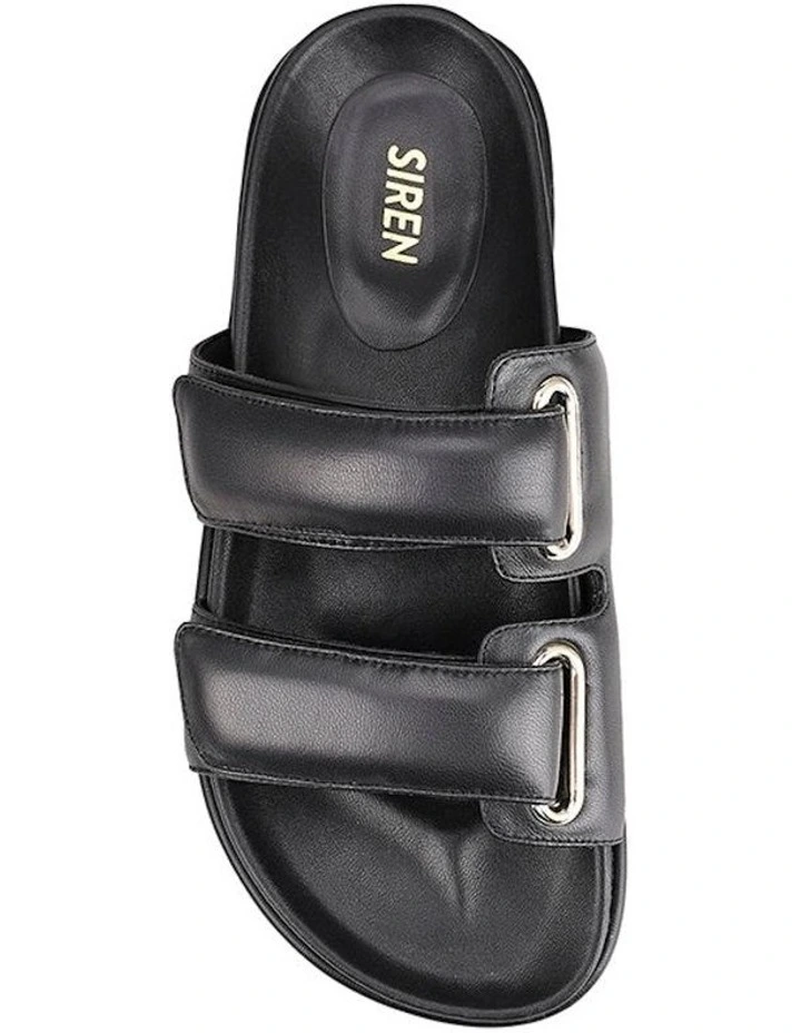 Rio Footbed Sandals in Black image 5