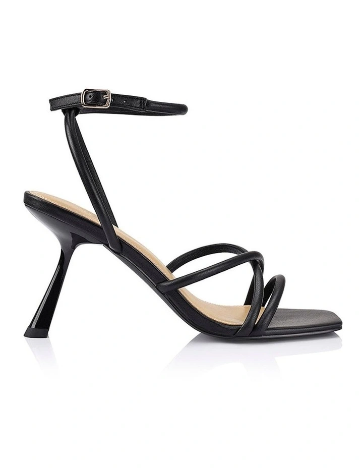Siren Spruce Heeled Sandals In Black MYER