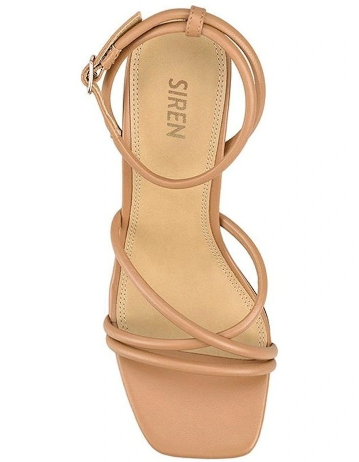 Siren Spruce Heeled Sandals In Soft Tan MYER