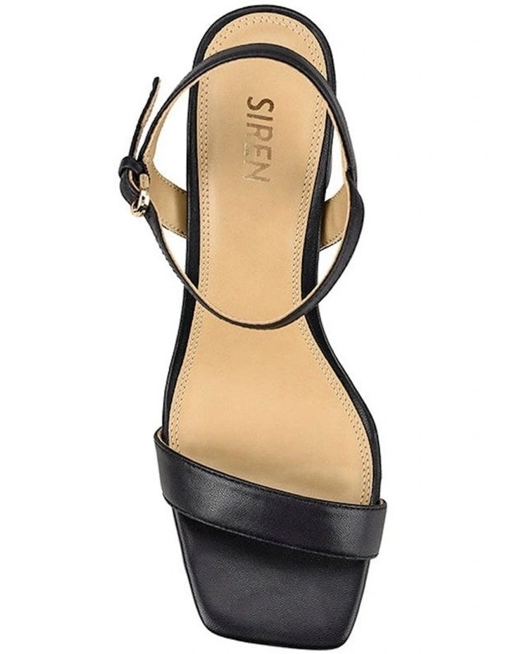 Siren Steele Heeled Sandals In Black MYER