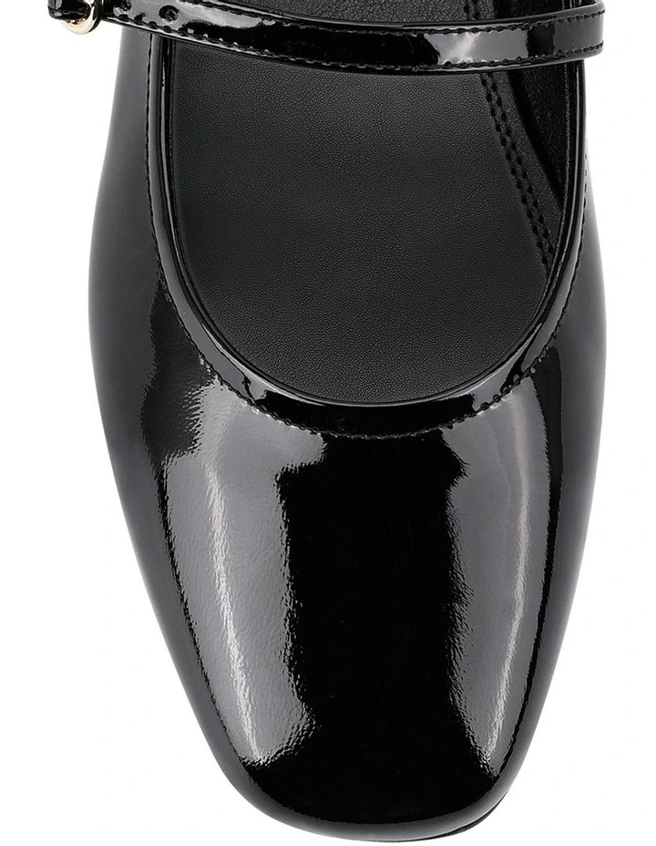 Rey Mary Jane Ballet in Black Patent image 5