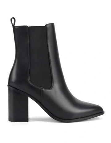 Ride Ankle Boots in Black Leather