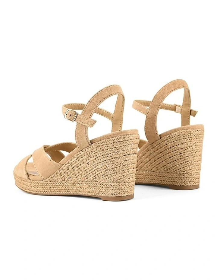 Remington Rope Wedges in Camel Suede image 3