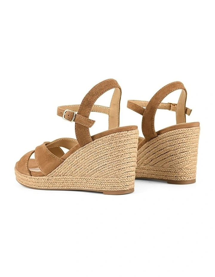 Remington Rope Wedges in Tobacco Suede image 5