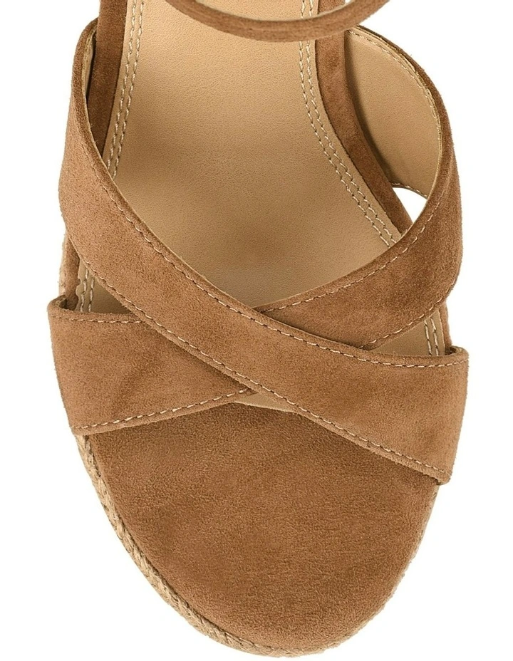 Remington Rope Wedges in Tobacco Suede image 6