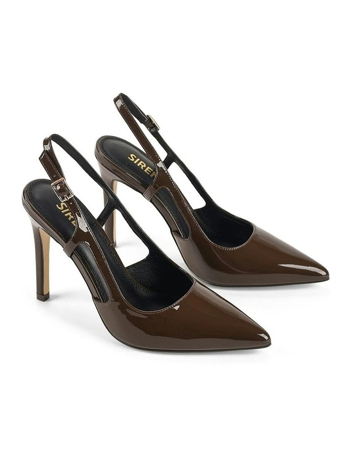 Cipriani Stiletto Leather Pump in Chocolate image 2