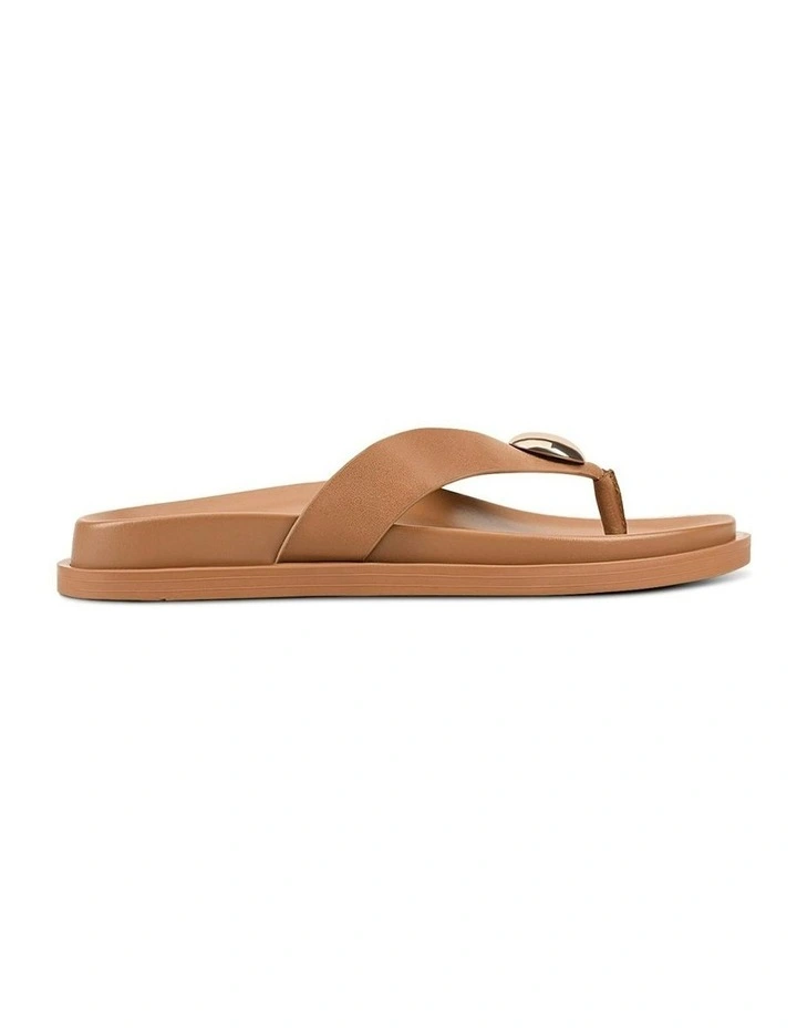 Lana Footbed Sandals in Tan image 1