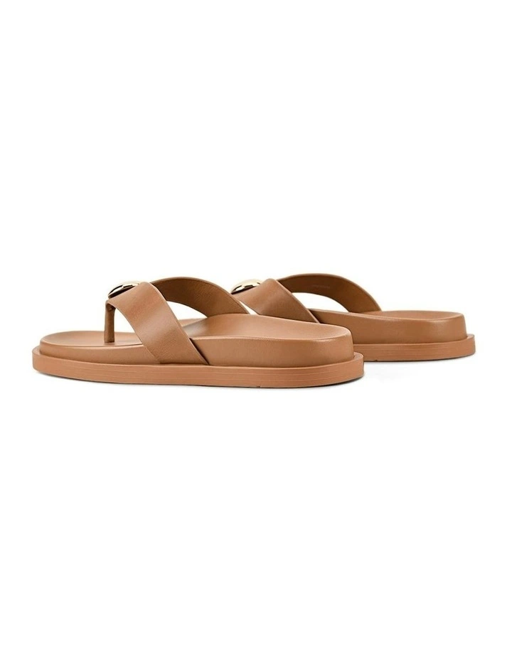 Lana Footbed Sandals in Tan image 4