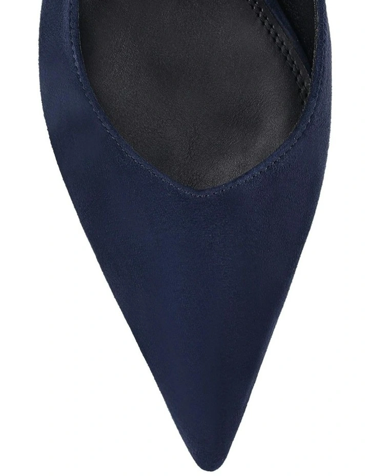 Yankee Slingback Block Heel in Navy image 4