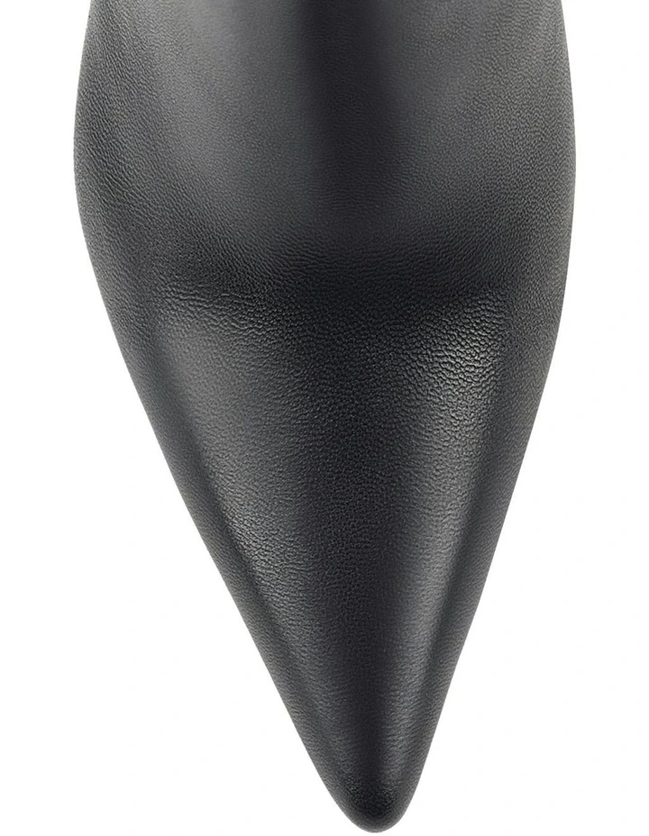 Celine Leather Ankle Boots in Black image 4