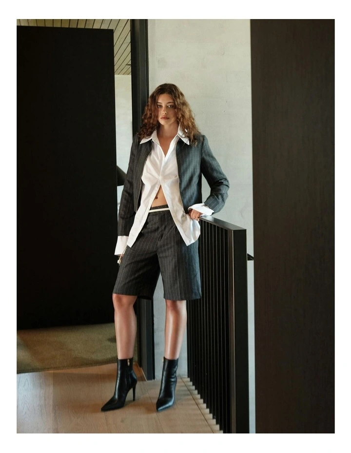 Celine Leather Ankle Boots in Black image 6