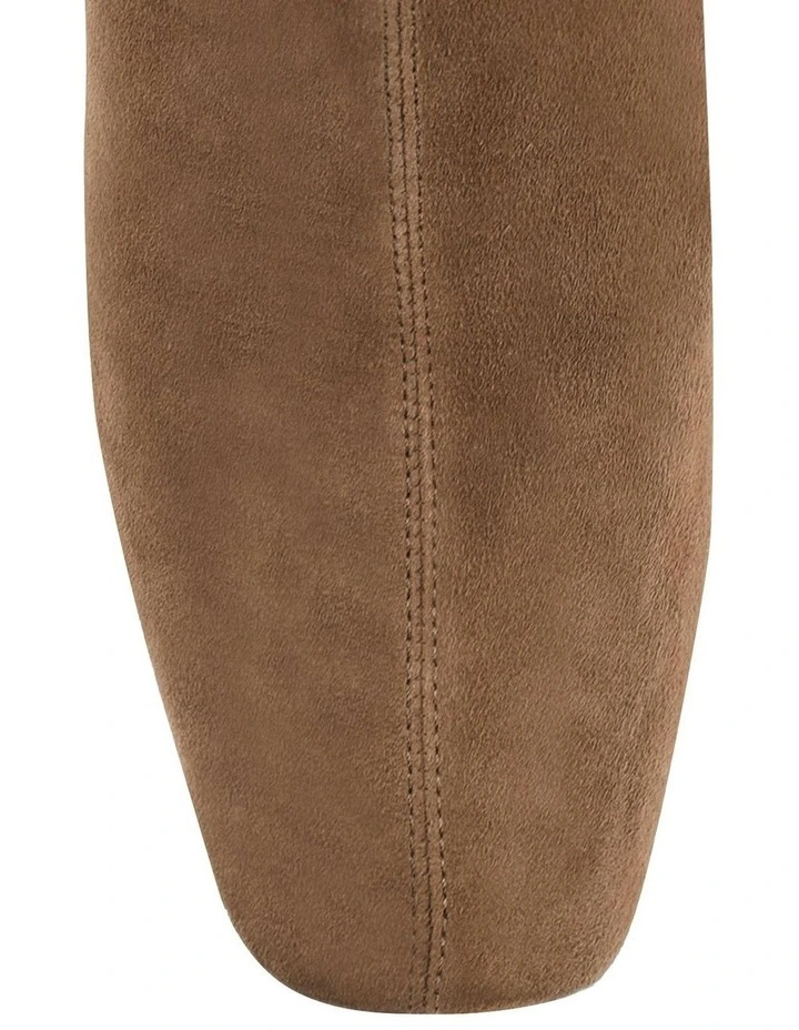 Emily Suede Ankle Boots in Toffee Brown image 4