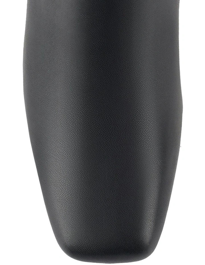 Emma Long Boots in Black Stretch image 4