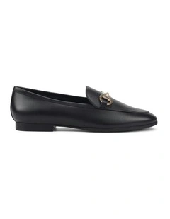 Leather Isabelle Loafers in Black
