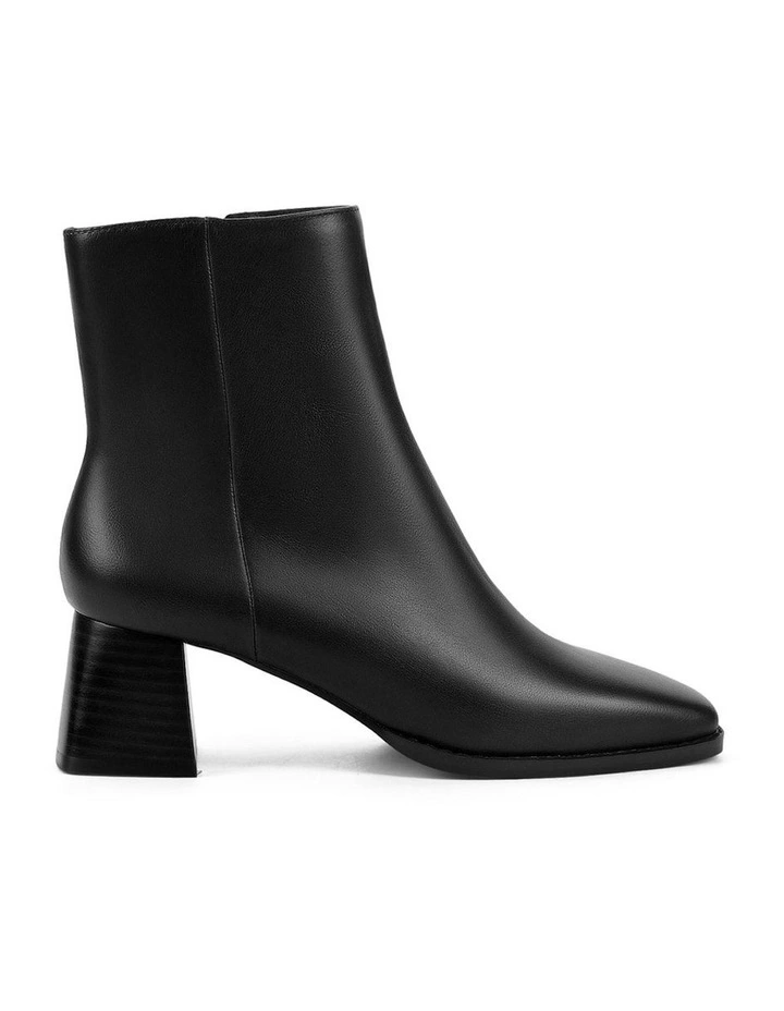 Nova Ankle Boots in Black Vintage Leather image 1
